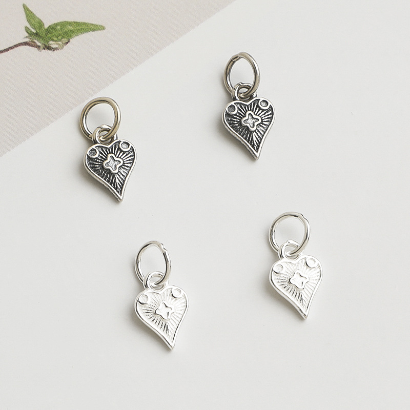 925 Silver Pendant Heart Charm - огляд і ціна Jewelry Making Dc