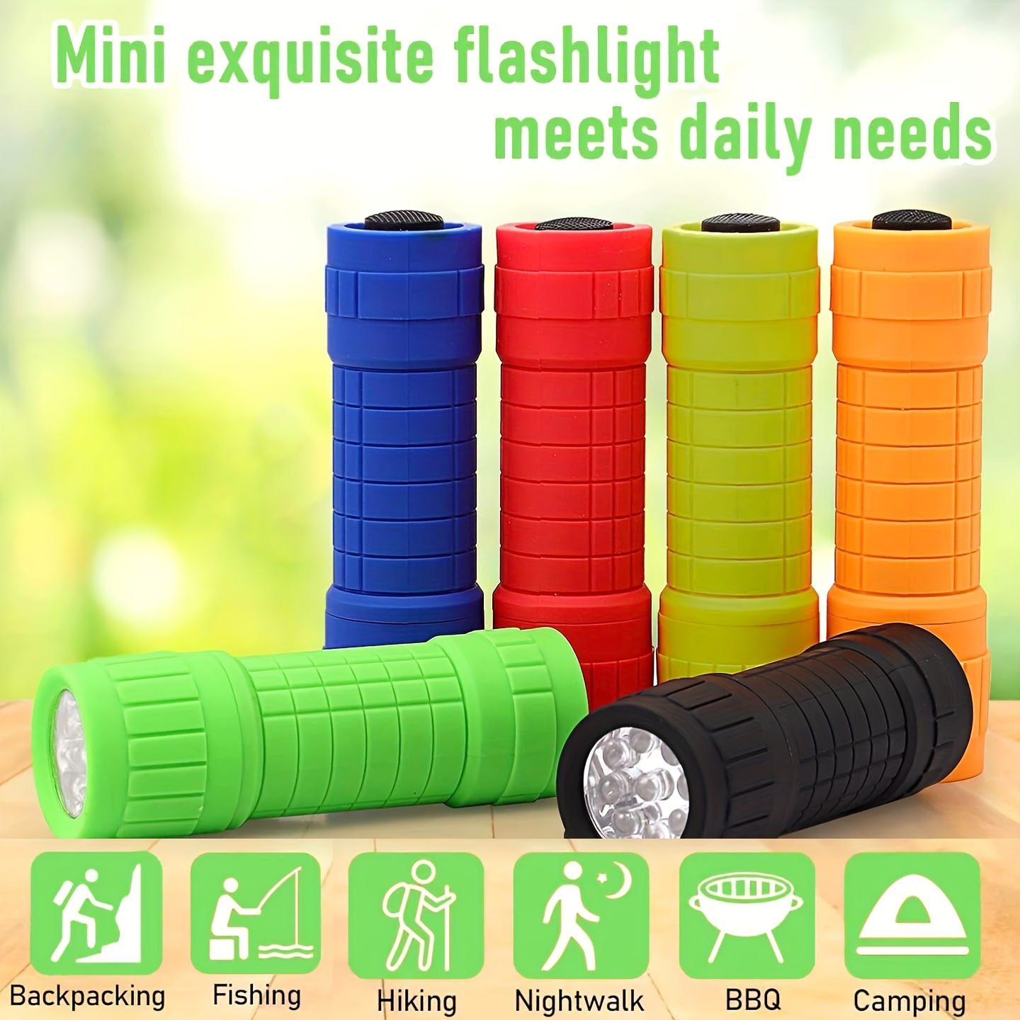 Mini Portable Flashlight Nine  - огляд і ціна Jewelry Making Dc