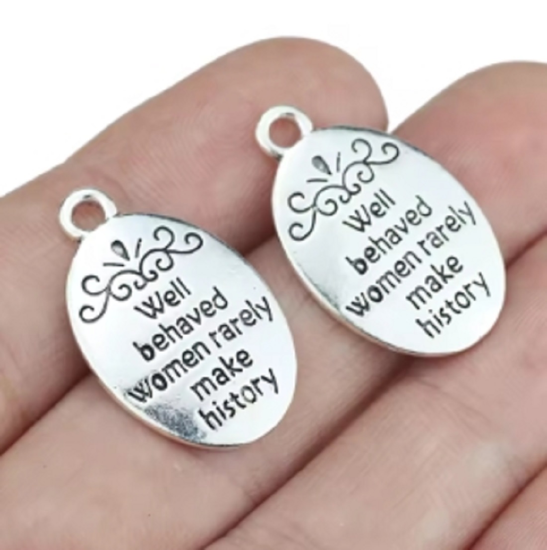 10 Pcs/Lot Oval Antique Silver - огляд і ціна Jewelry Making History