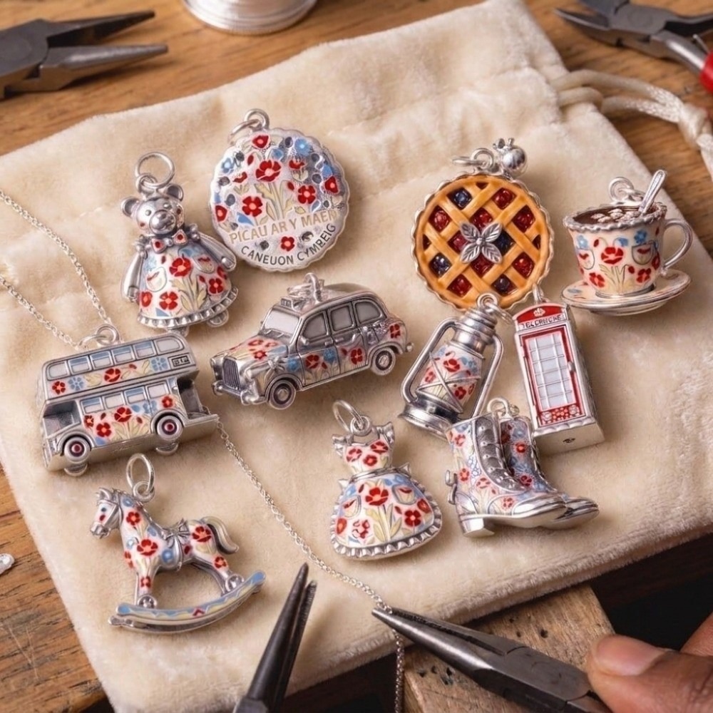 Cute Stainless Steel Cartoon P - огляд і ціна Jewelry Making London