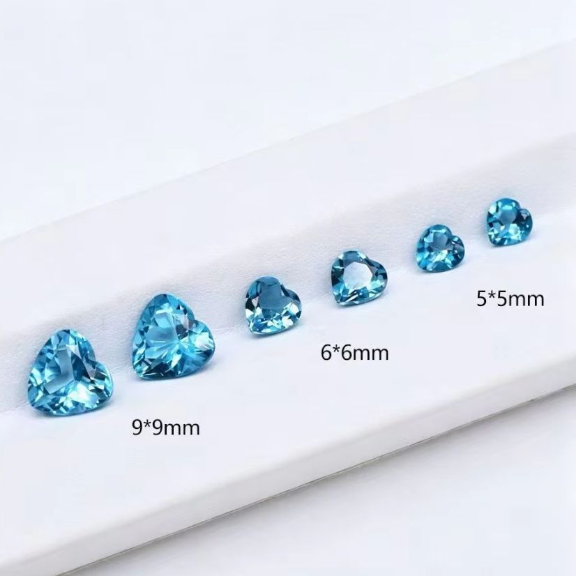 Natural Heart Cut London Blue  - огляд і ціна Jewelry Making London