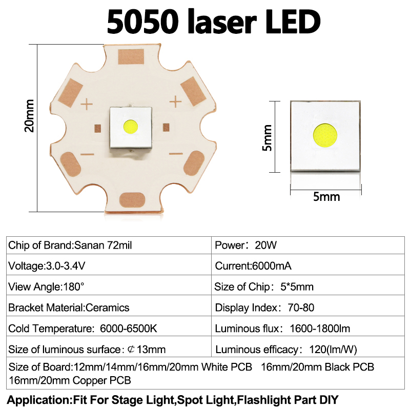 High Power 20W LED Chip Laser  - огляд і ціна Jewelry Making Torch