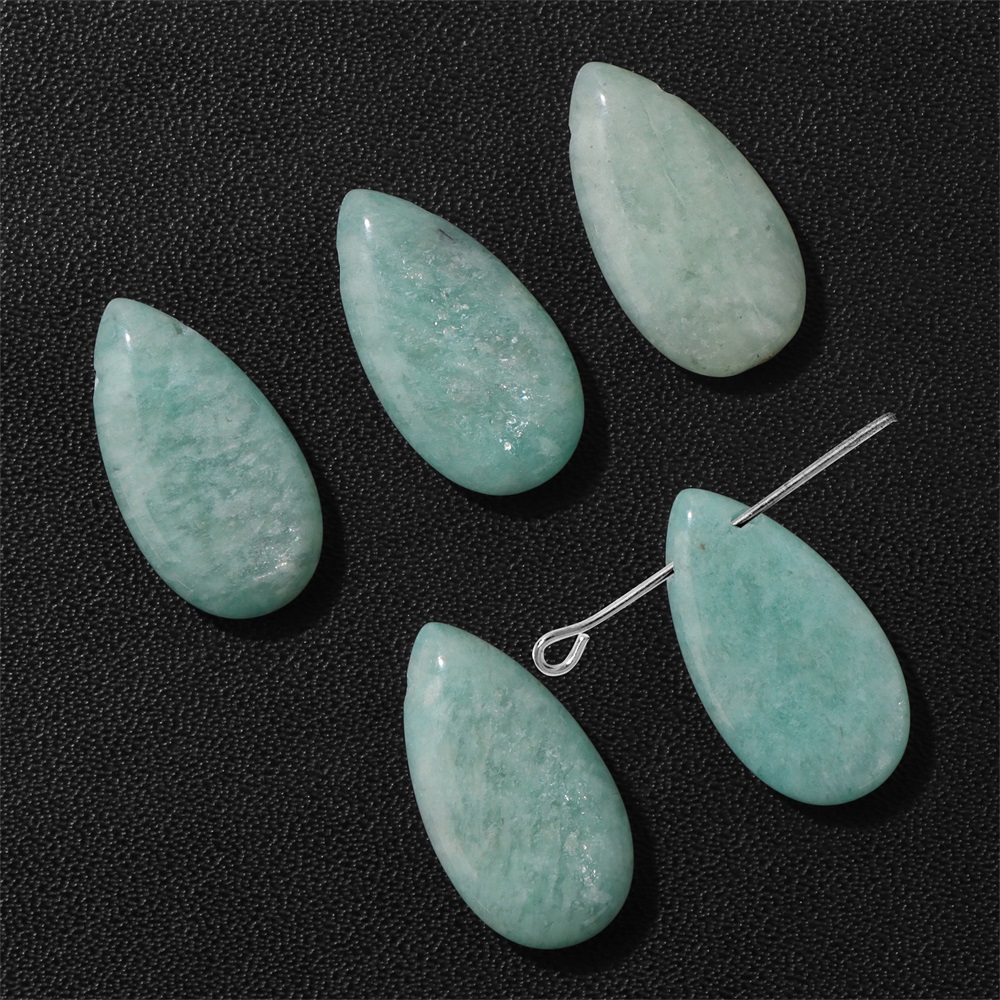 2PCS Natural Teardrop Stone Pe - огляд і ціна Jewelry Making Gemstones