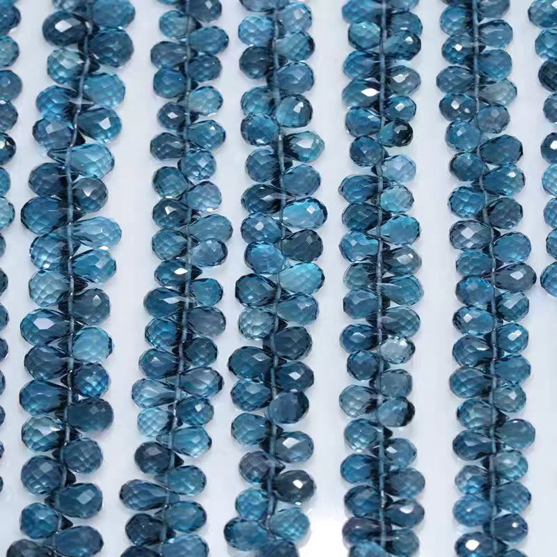 6A London blue Topaz drop face - огляд і ціна Jewelry Making London