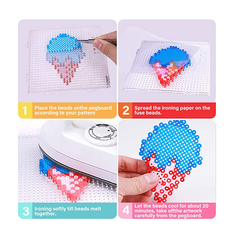 4Pcs 2.6mm Hama Beads Square L - огляд і ціна Jewelry Making Board